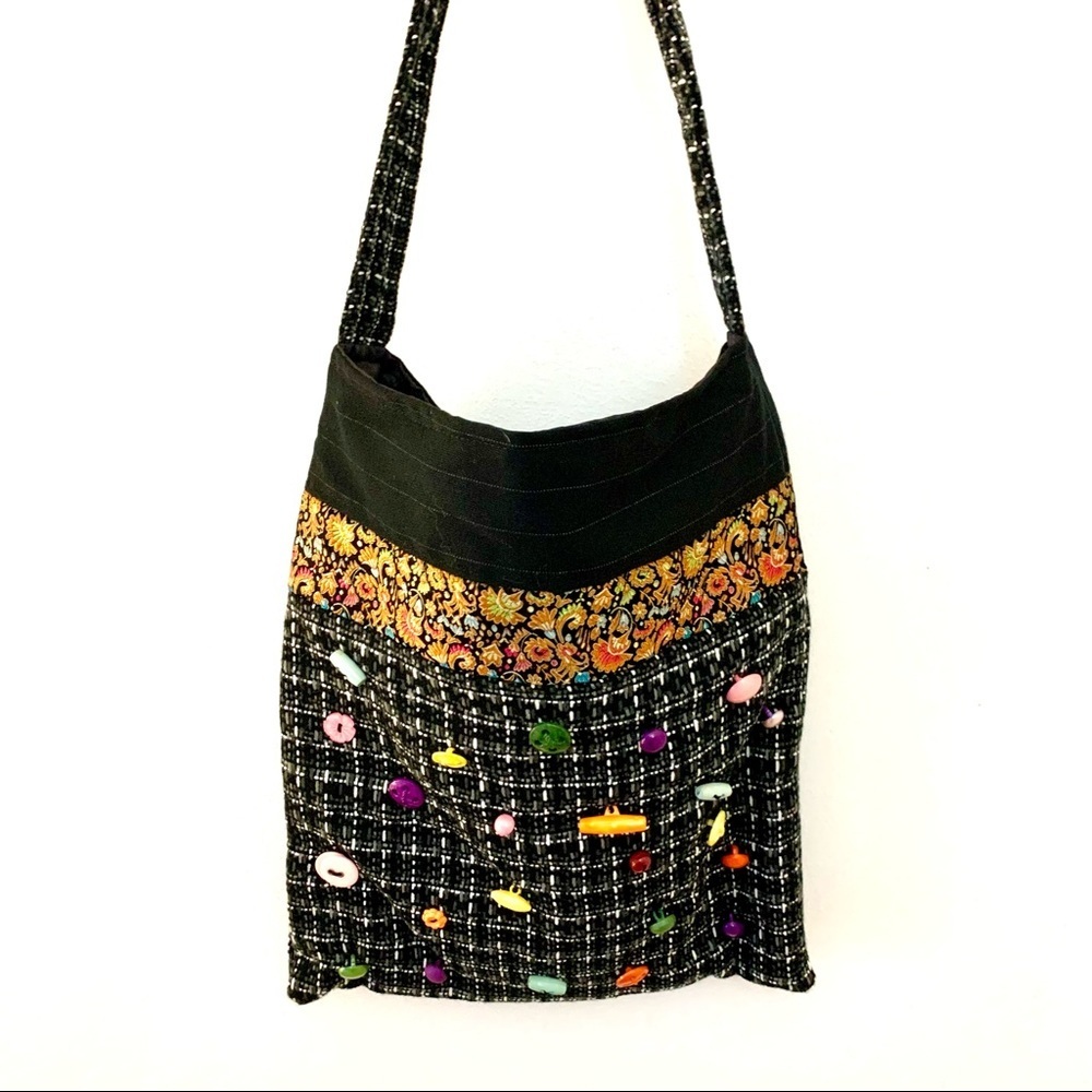 HANDMADE BAGS Beaded Shoulder Bag